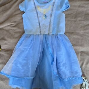 Disney Light Blue Princess Dress with Yellow Accents